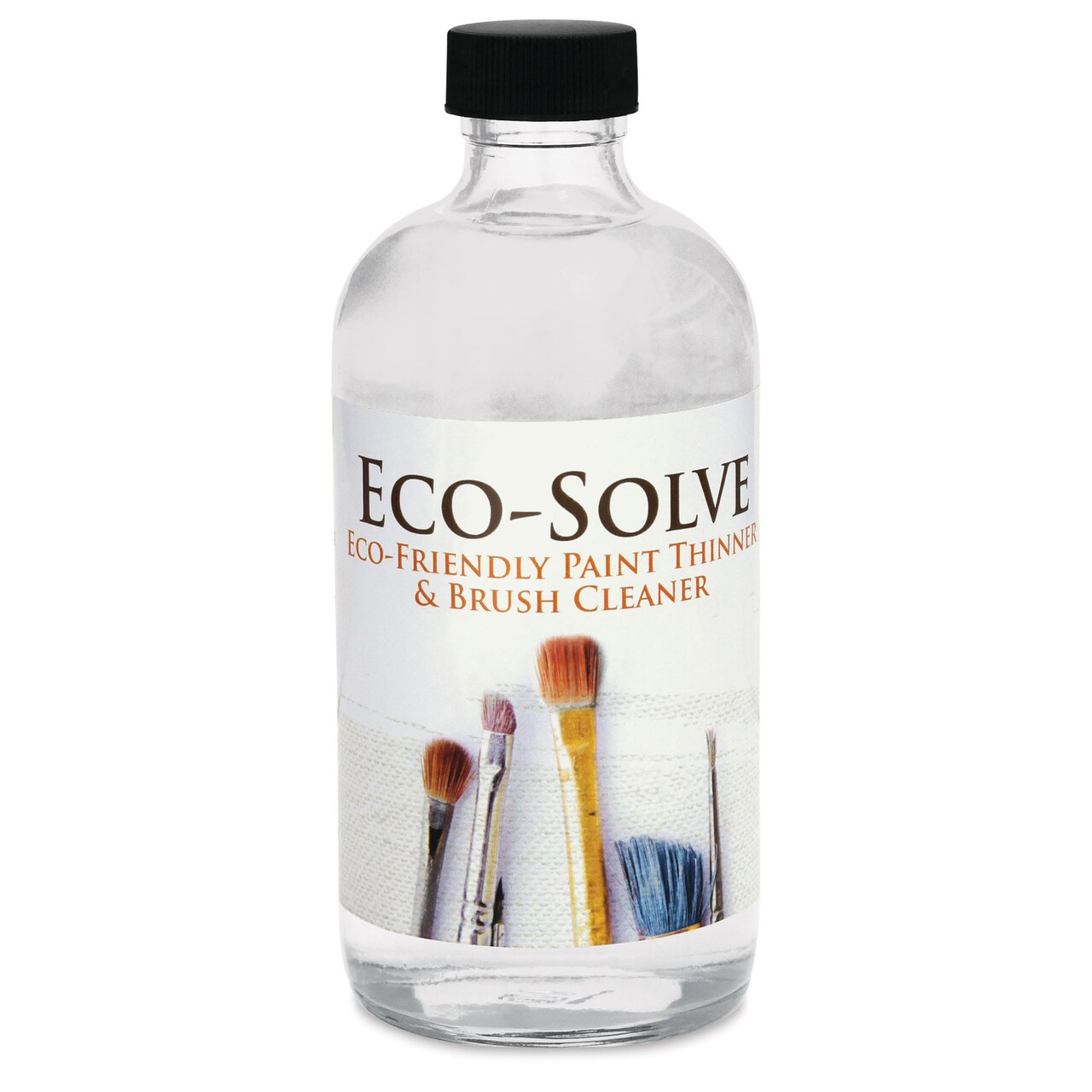 Natural Earth Paint Eco-Solve Paint Thinner - 8 oz, Glass Bottle